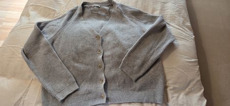 Oysho Strickjacke, grau, Grösse M, NEU