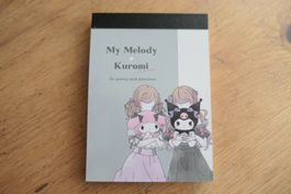 Sanrio My Melody Kuromi - Süsser Mini Notizblock Memo Pad