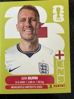 Panini FIFA World Cup 2026 Sticker Dan Burn England