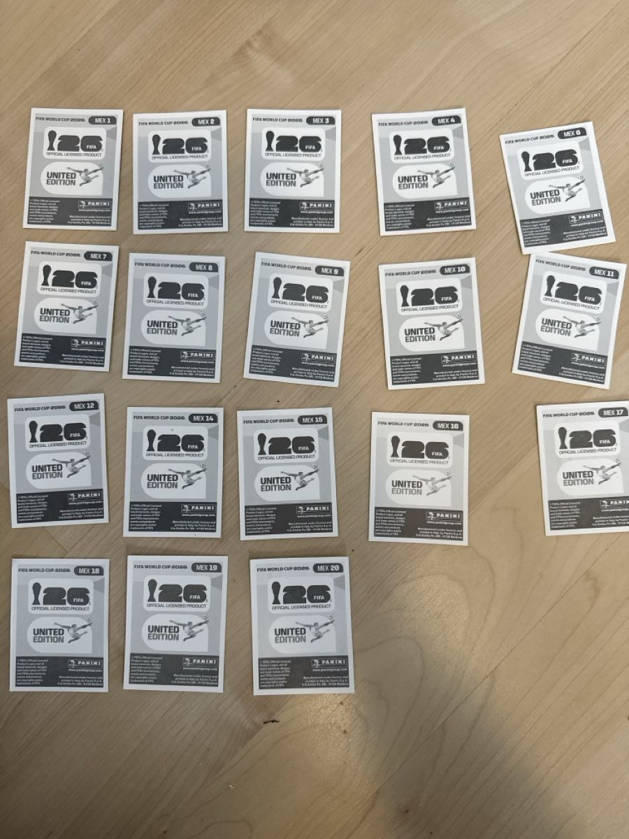 Panini Carte collezionabili: Panini mex 18stk – Nuovo (secondo la descrizione) da Thun venduto da sergio1981 1
