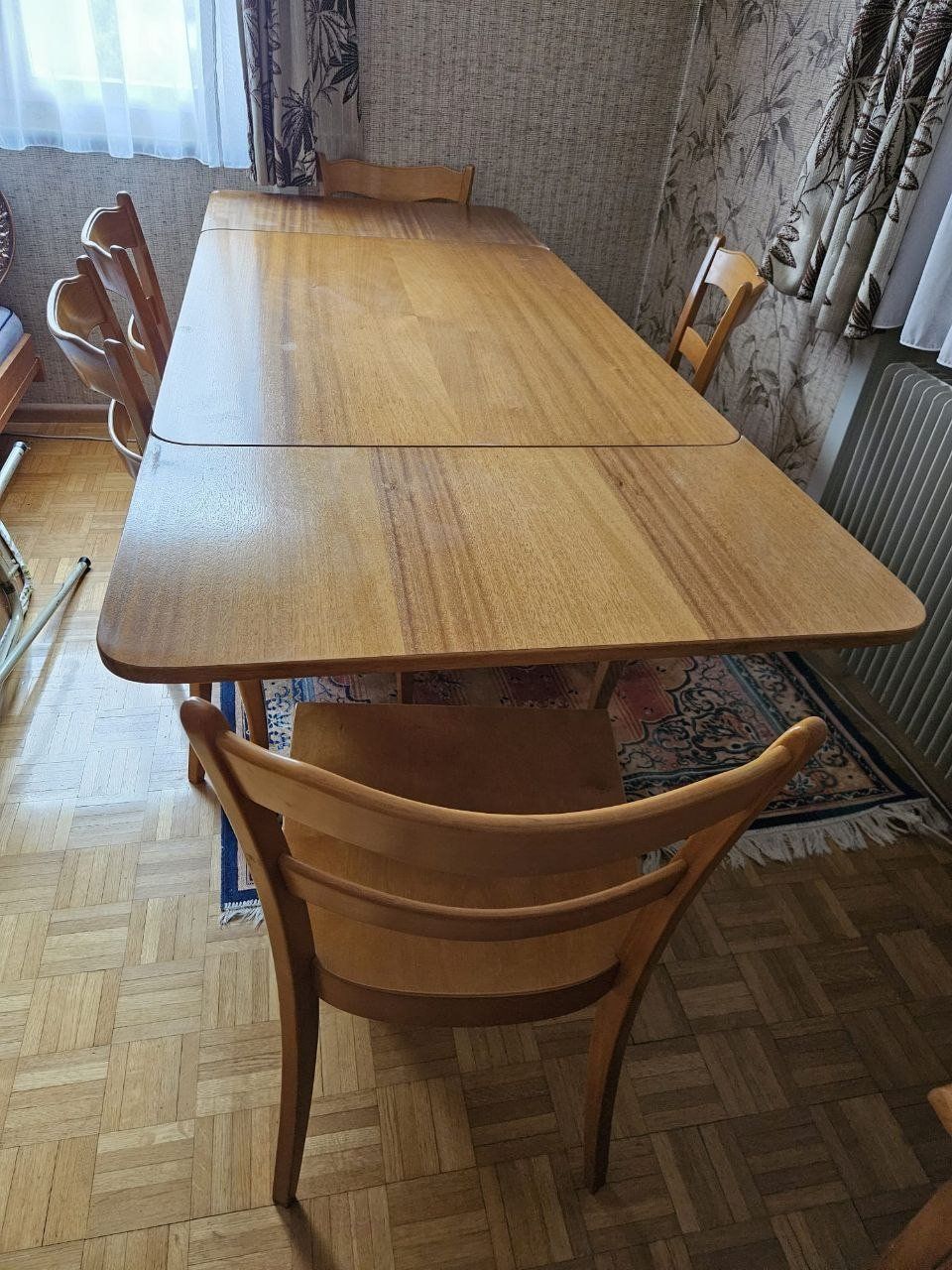 Set di tavolo e panche: Table extensible + 6 chaises – Usato da Chalais venduto da Luk_nc2b 2