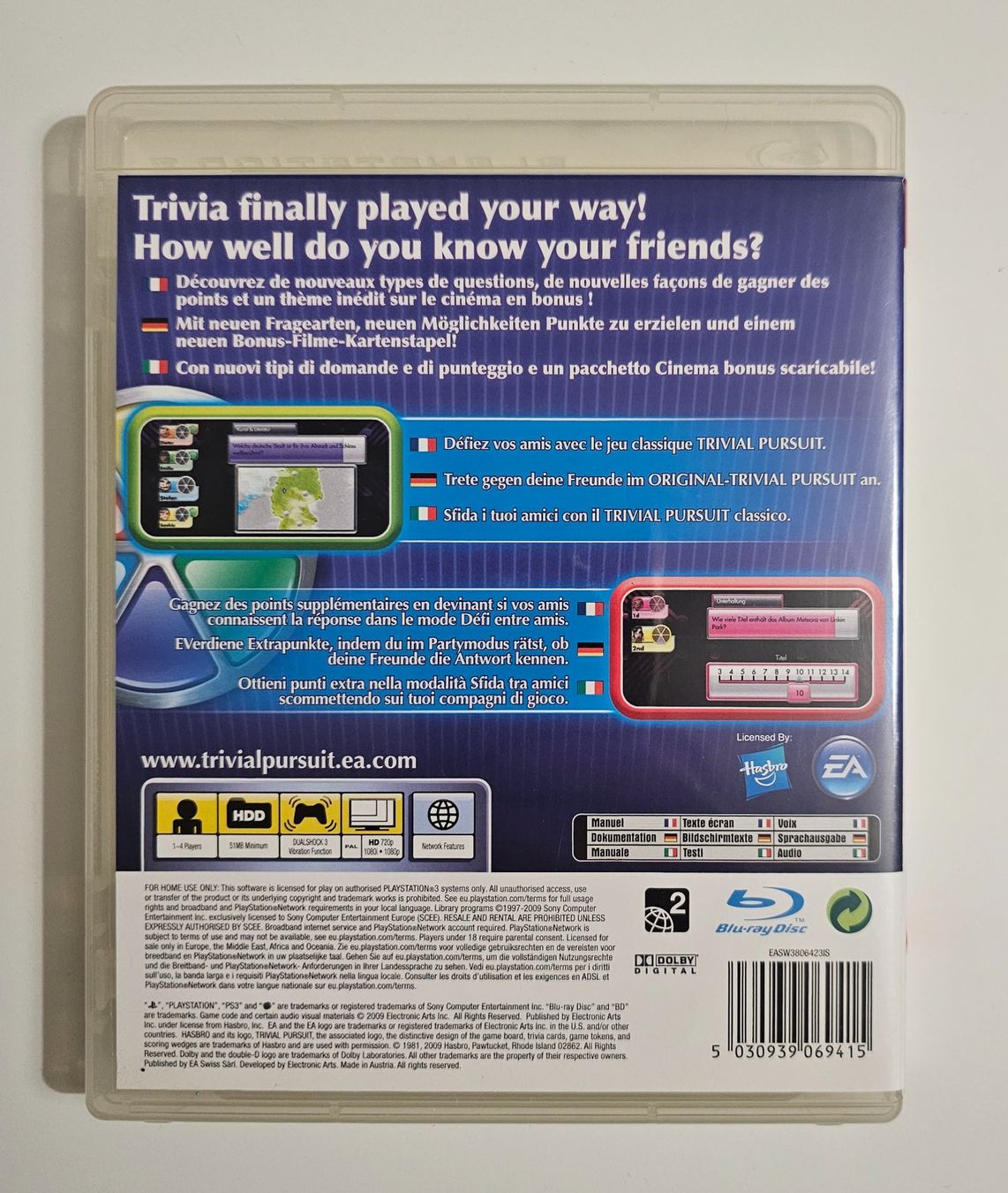 Sony Giochi: Trivial Pursuit (PS3) – Usato da Holziken venduto da Miglioregamesnmore 1