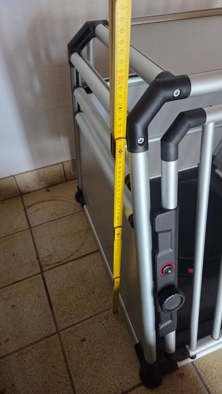 4pets Gabbie, trasporto & Sicurezza: Hundetransportbox 4pets ProLine Eagle Grösse S silber – Usato da Eschenbach SG venduto da fraeulein.nima 7
