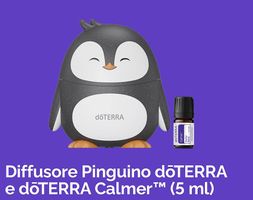 Diffusore pinguino oli essenziali bambini + miscela Calmer 