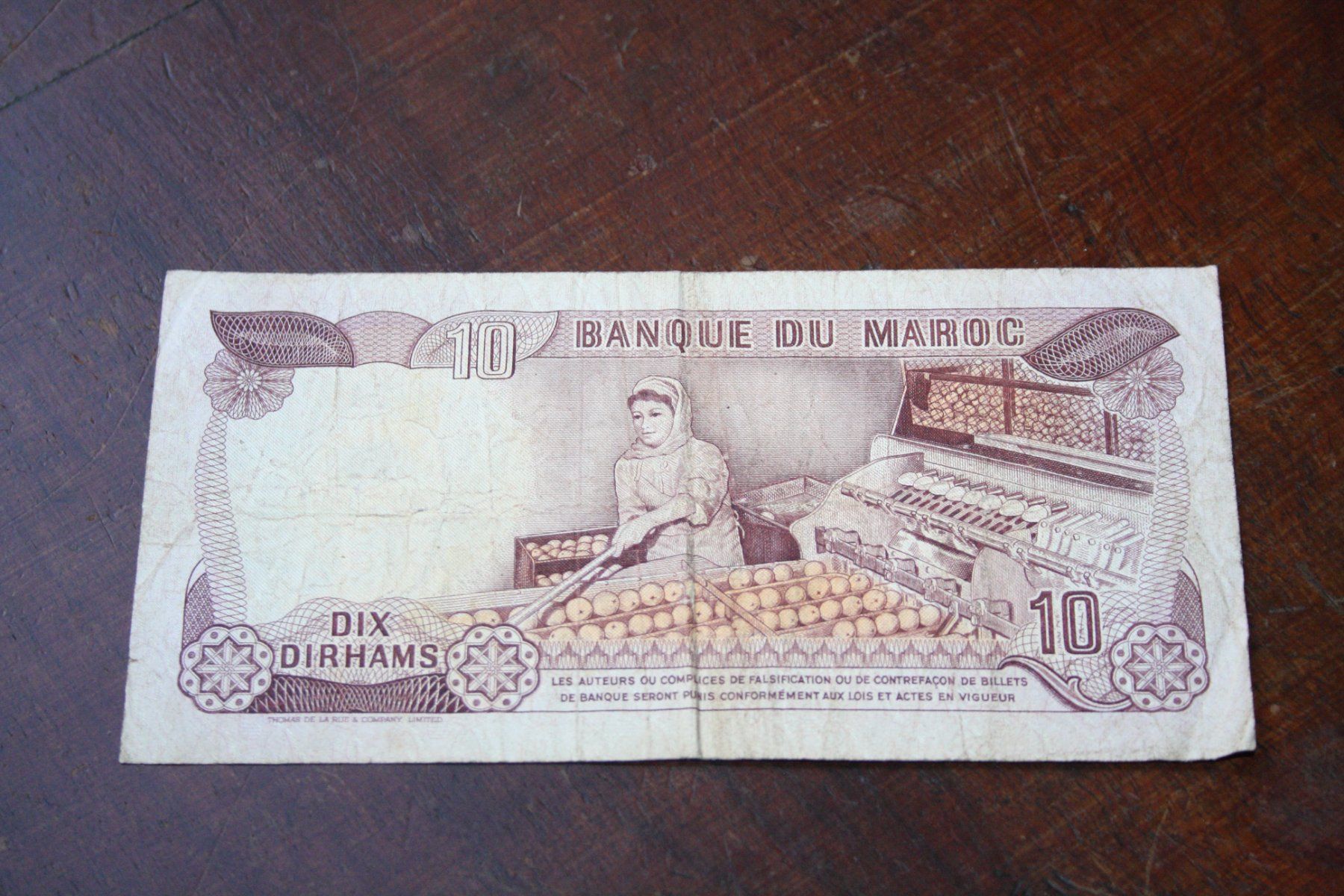 Banconote: Maroc 1970 – Usato da Cormondrèche venduto da Hermes.monnaies 1