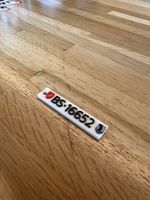Personalisierbar 3D Autoschild Schlüsselanhänger Basel Stadt