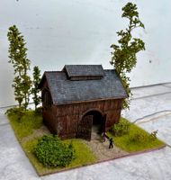 Scheune mit Tenne und Licht von Vollmer 43727 - Spur HO!