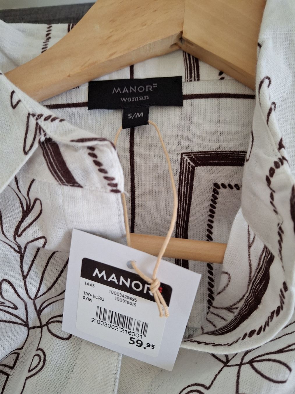 Manor Chemisiers: Chemise de plage neuve S/M Manor – Neuf avec emballage d'origine à Lausanne par Cognitia 2