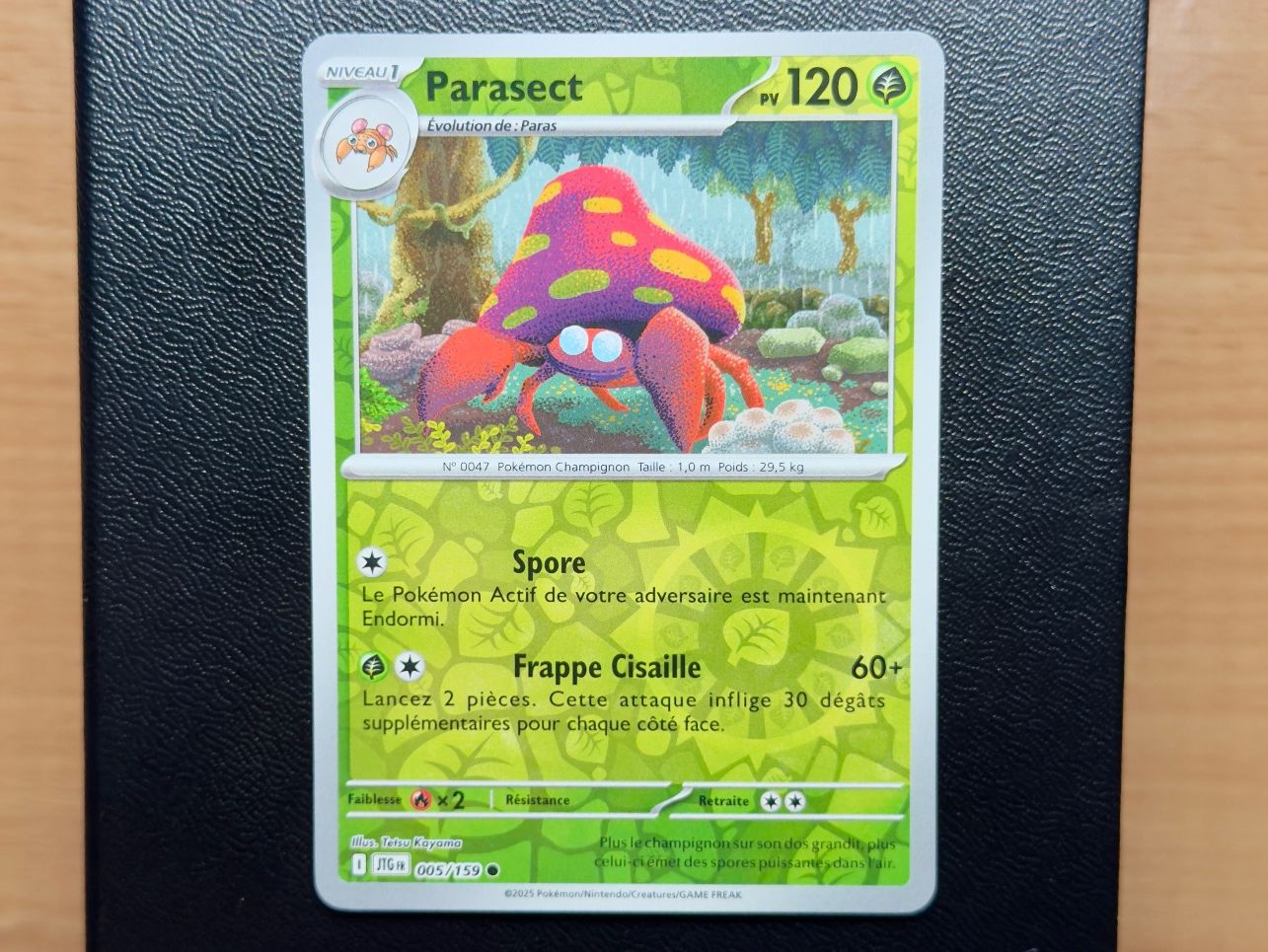 Pokémon Carte collezionabili: Parasect Reverse (005/159) - AVENTURES ENSEMBLE - JTG FR – Usato da Chézard-St-Martin venduto da Kro_Cards