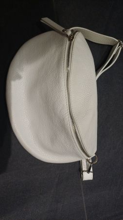 Tasche Leder Weiss Damen Made in Italy guter Zustand