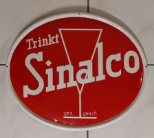 Altes Blechschild Sinalco plaque tôle