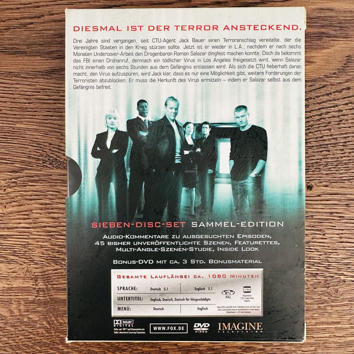 Tutti i DVDs: 24 - Staffel 3 - DVD Box - Kiefer Sutherland - Action – Usato da Zürich venduto da Y_Neher 1