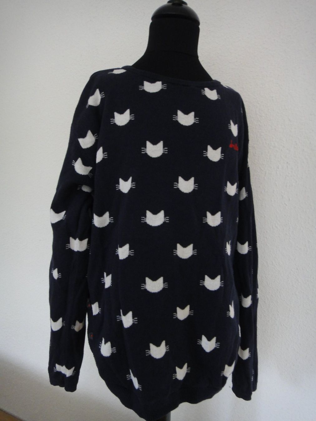 Okaidi Maglioni & Felpe: Okaidi Strickpullover Katzenmuster, Grösse 12 Jahre 152 cm – Usato da Winterthur venduto da LemonTree5