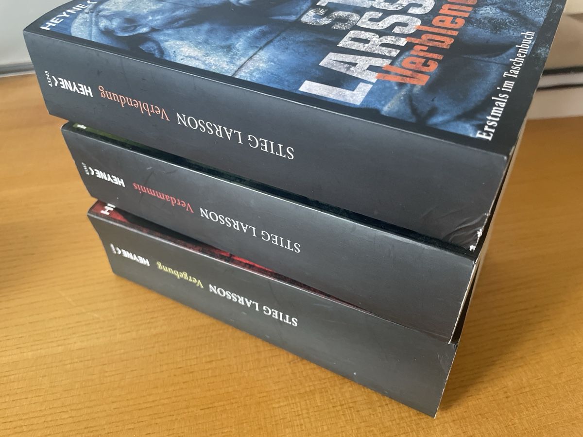 Bücher: Millennium-Trilogie Thriller Stieg Larsson – Gebraucht aus Fribourg von Mymikrakra01 3