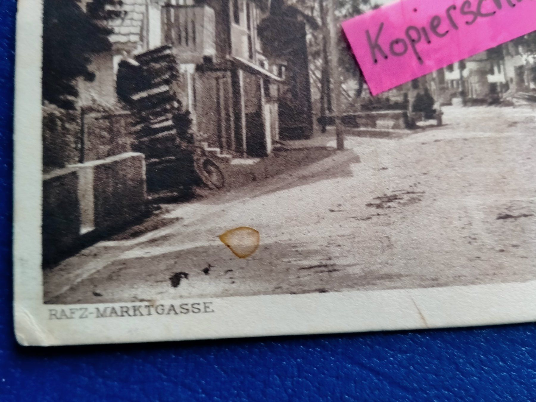 Ansichtskarten: Rafz Marktgasse um 1921 – Gebraucht aus Küssnacht am Rigi von cartolina-1 2
