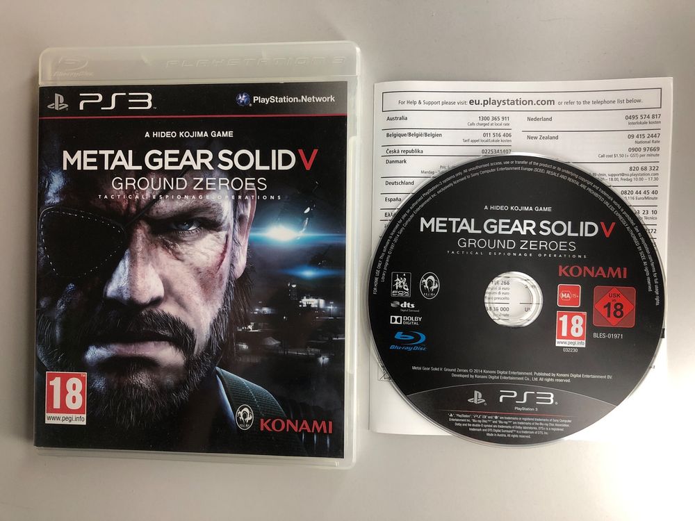 Metal Gear Solid HD Collection - PS3 - PAL - Complet Et Bon état