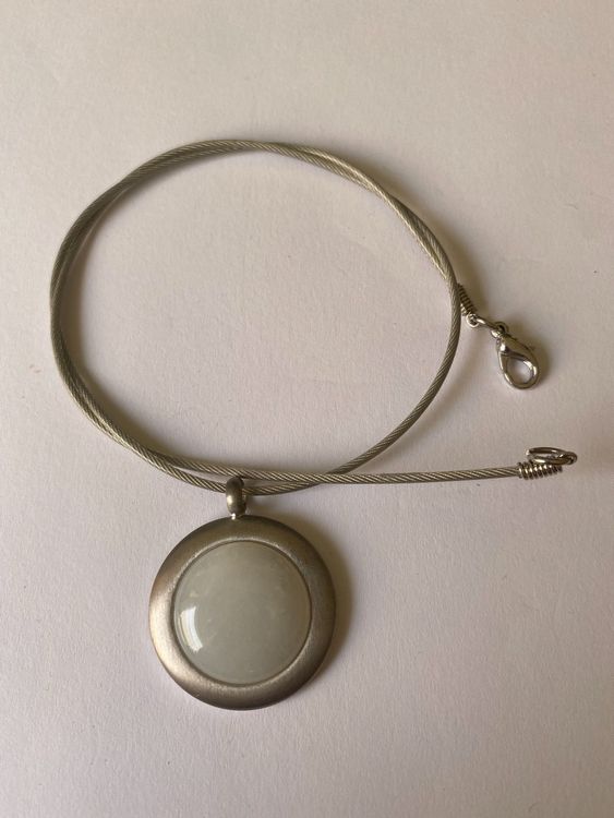 Templerorden-Anhänger Mit Lederband – Tatzenkreuz In Silber/Schwarz