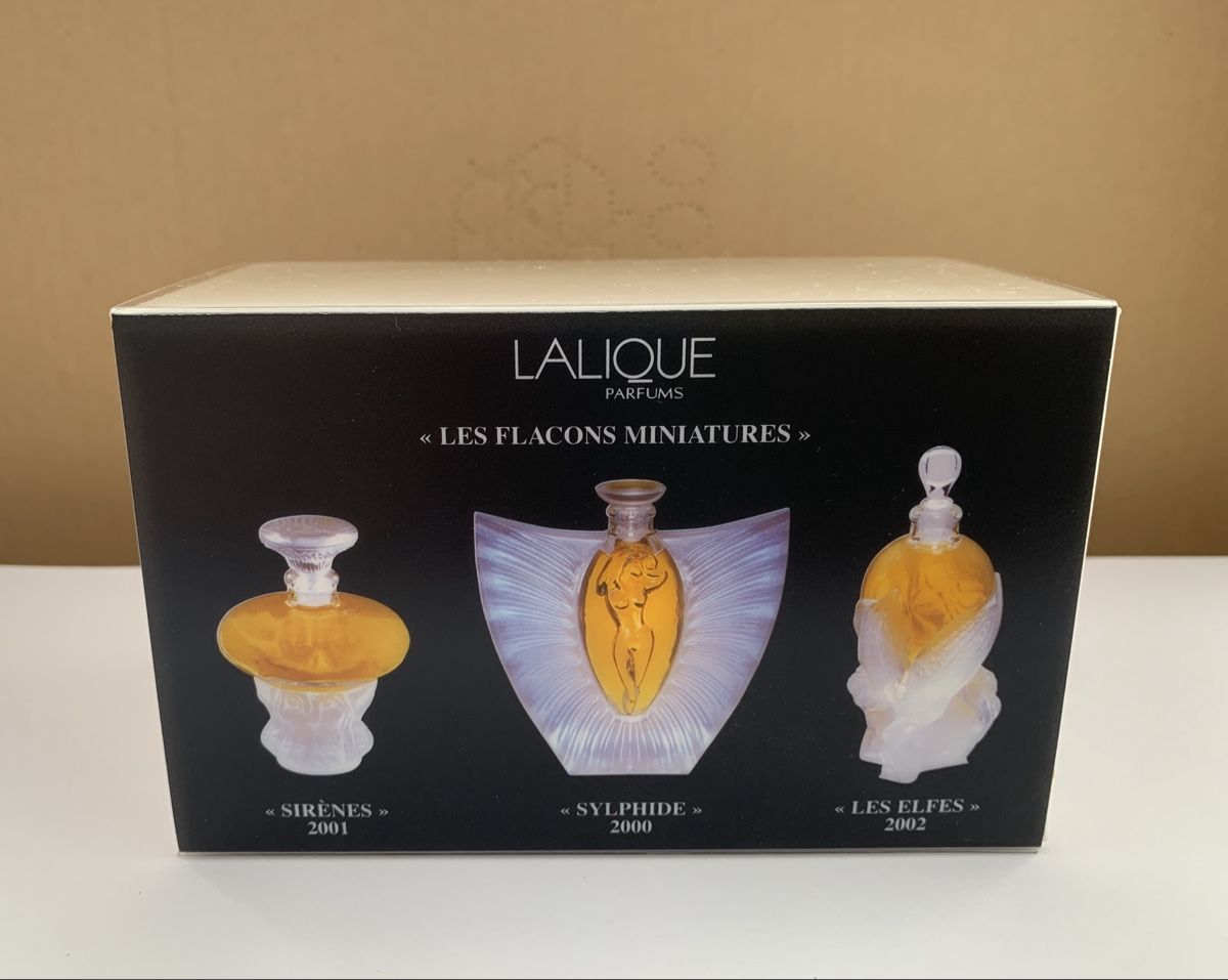 Lalique Profumi & Eau de Toilette: 3 Parfum Miniature Lalique – Nuovo (secondo la descrizione) da Hochdorf venduto da Blume007 5
