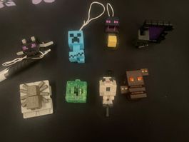 8x Ciondoli Minecraft Giocattoli Personaggi Gioco 8pezzi