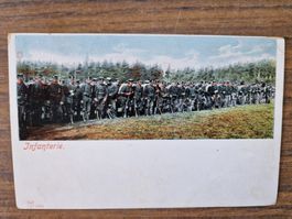 Ansichtskarte 1. Weltkrieg Schweiz Infanterie