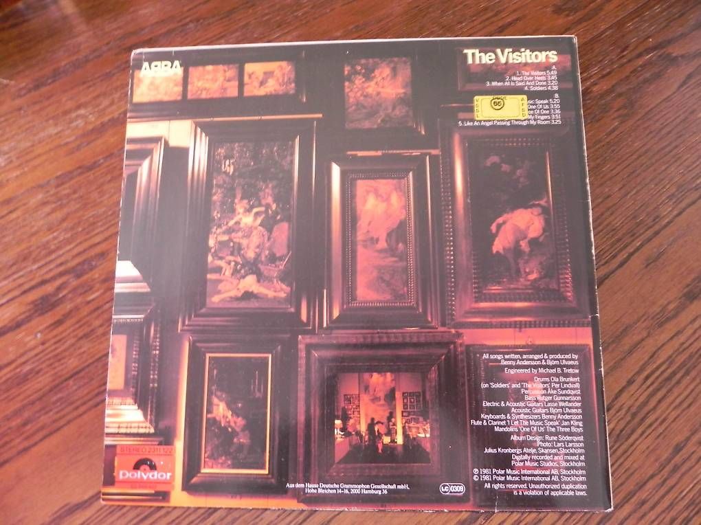 Dischi in vinile: Abba - The Visitors - Lp – Usato da la Chaux-de-Fonds venduto da Lampe 1