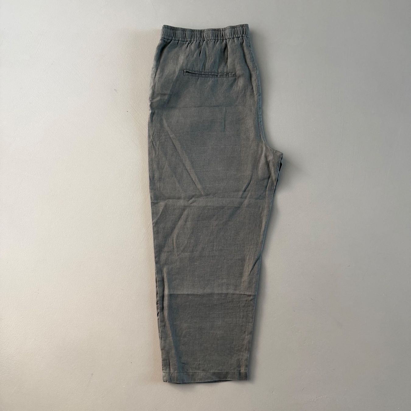 Mango Pantaloni: MNG Leinenhose khaki 💚 – Usato da zürich venduto da vintage12 2
