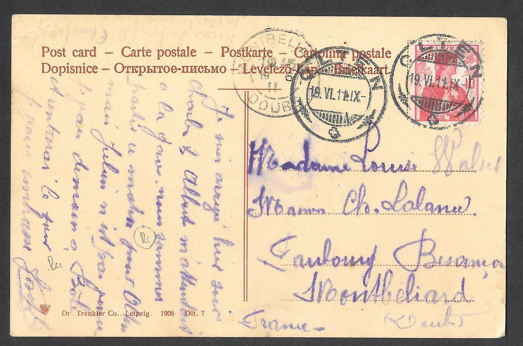 Cartes postales: Olten Stadtkirche – D'occasion à Olten par clotaldi 1
