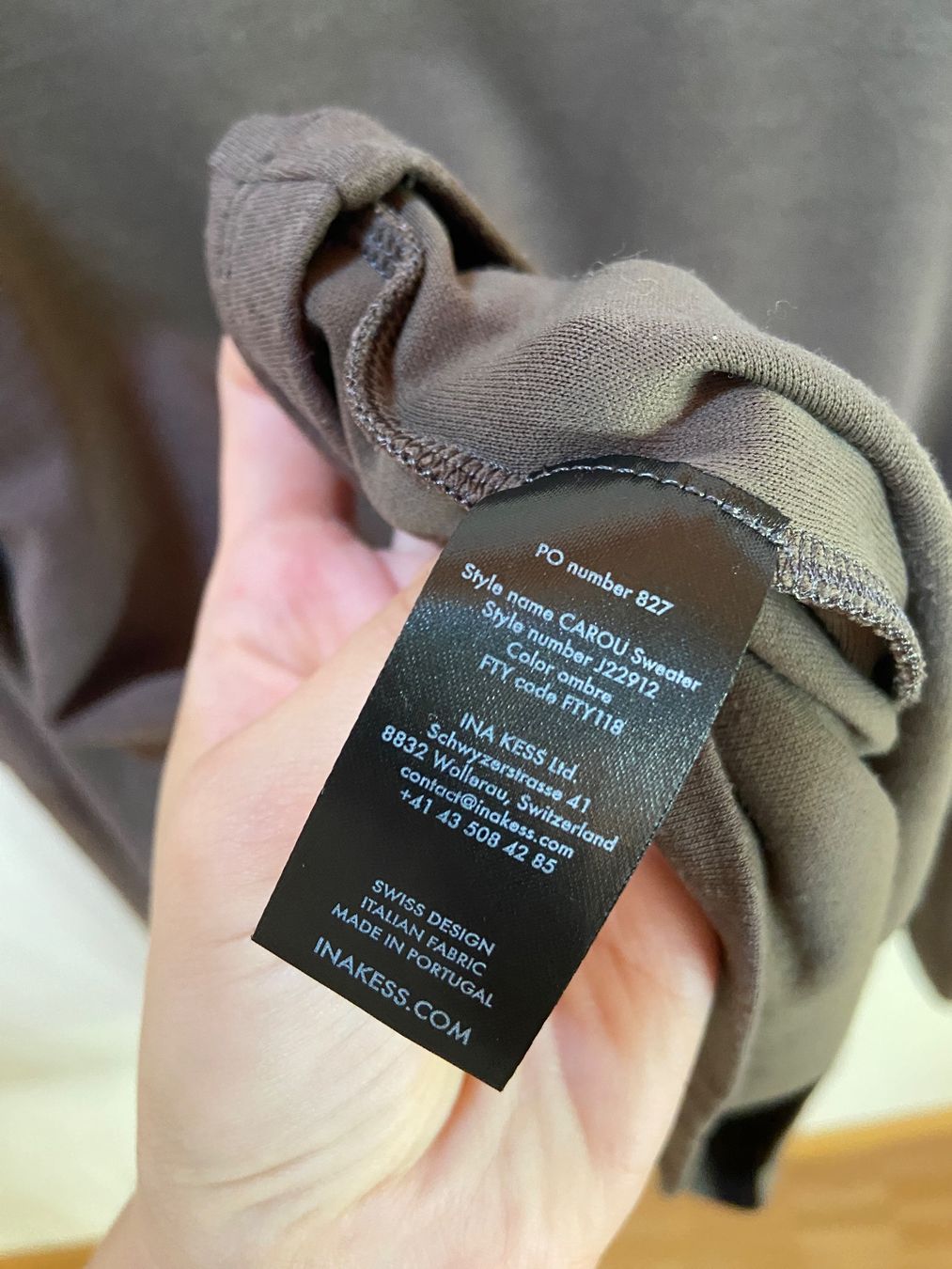 Ina Kess Maglioni & Felpe: Ina Kess Carou Sweater Ombre Gray Pullover – Usato da Münchenstein venduto da B771 9