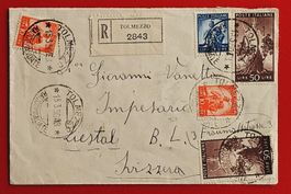 ITALIEN ITALIA TOLMEZZO BAHN ST. VENEZIA MILANO LIESTAL 1950