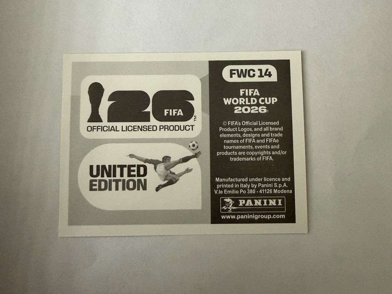 Panini Carte collezionabili: Panini Sticker FWC14 - CH Edition WM 2026 – Nuovo (secondo la descrizione) da Grenchen venduto da nicus_aveiro 1