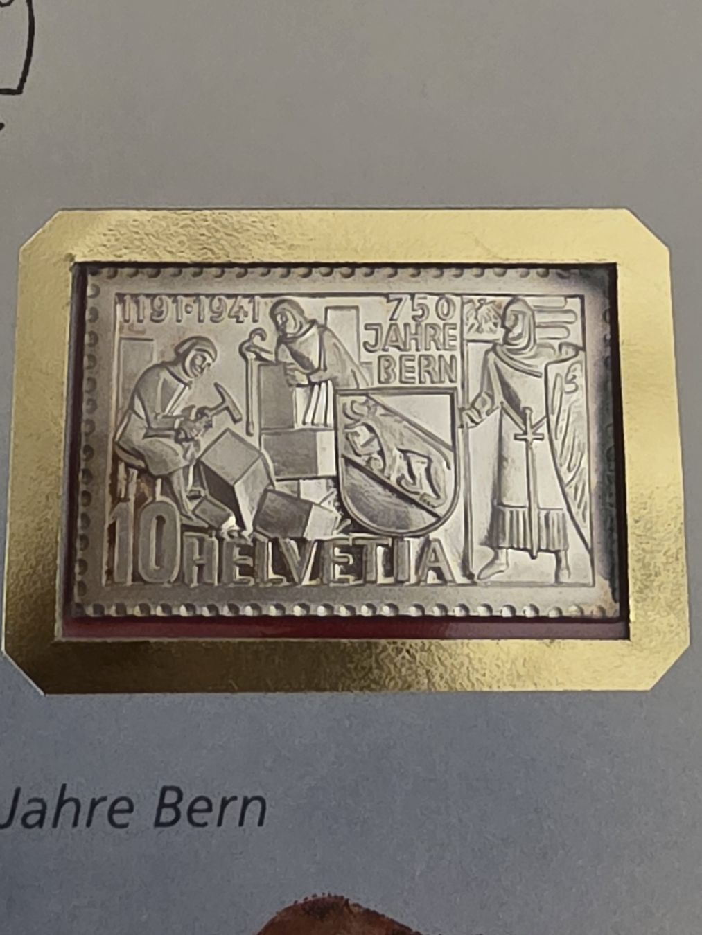 Medaillen: Numisbrief ( Silber )  – Gebraucht aus Bern von Kocholo 2