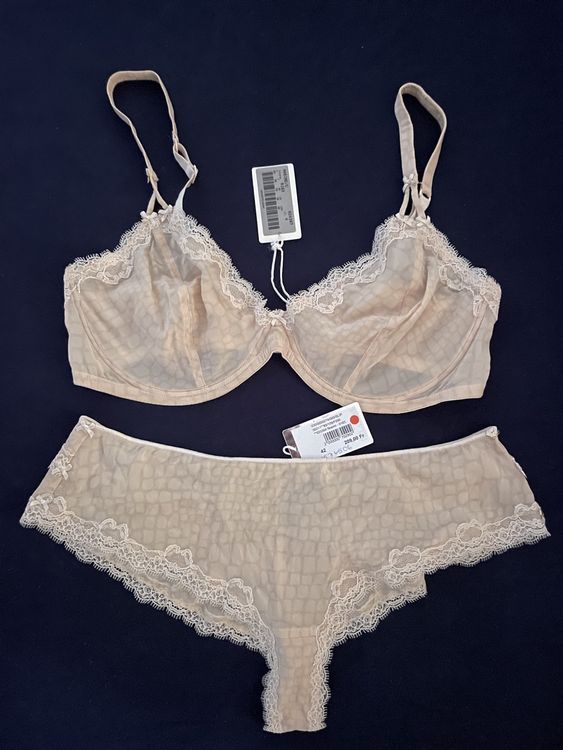 NEU Paladini Lingerie Set - 100% Seide & Spitze (Neu und ...