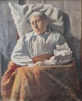 Tableau Edouard Kaiser 1912 huile sur toile Chaux de fonds