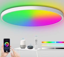 2 Stück Heyseven LED Deckenlampe 24 W mit Fernbedienung