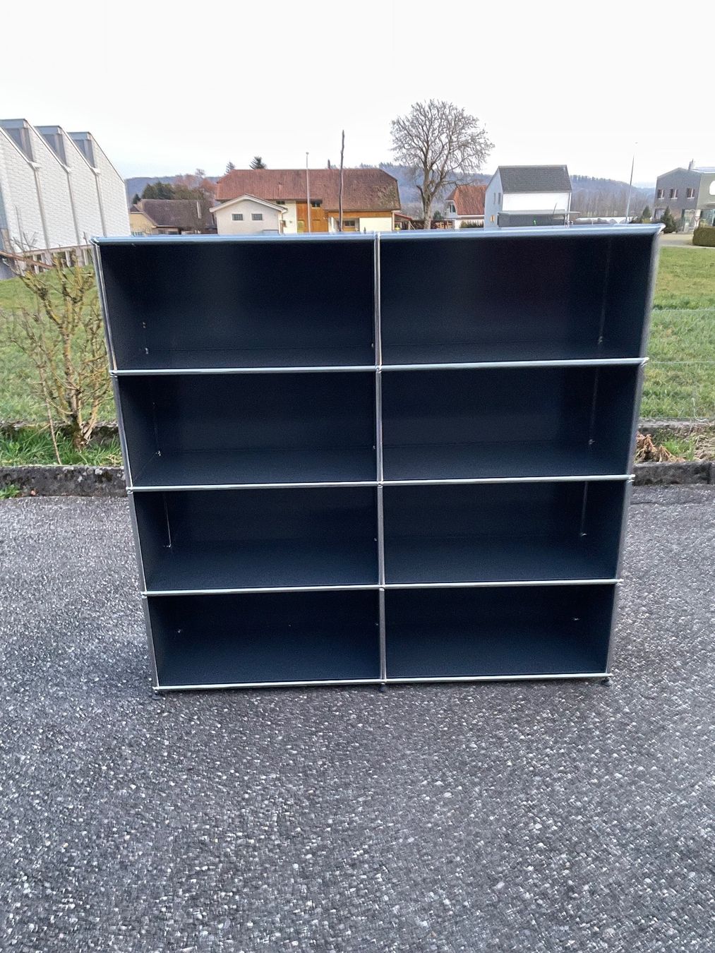 USM Scaffali: USM Sideboard 2x4 Anthrazitgrau, Lieferung&Umbau möglich – Usato da Grenchen venduto da Design-Outlet