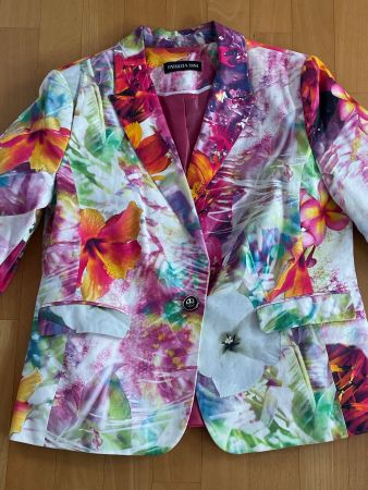 Heine Damen-Frühling/Sommer-Blazer Blumenmuster Gr.42