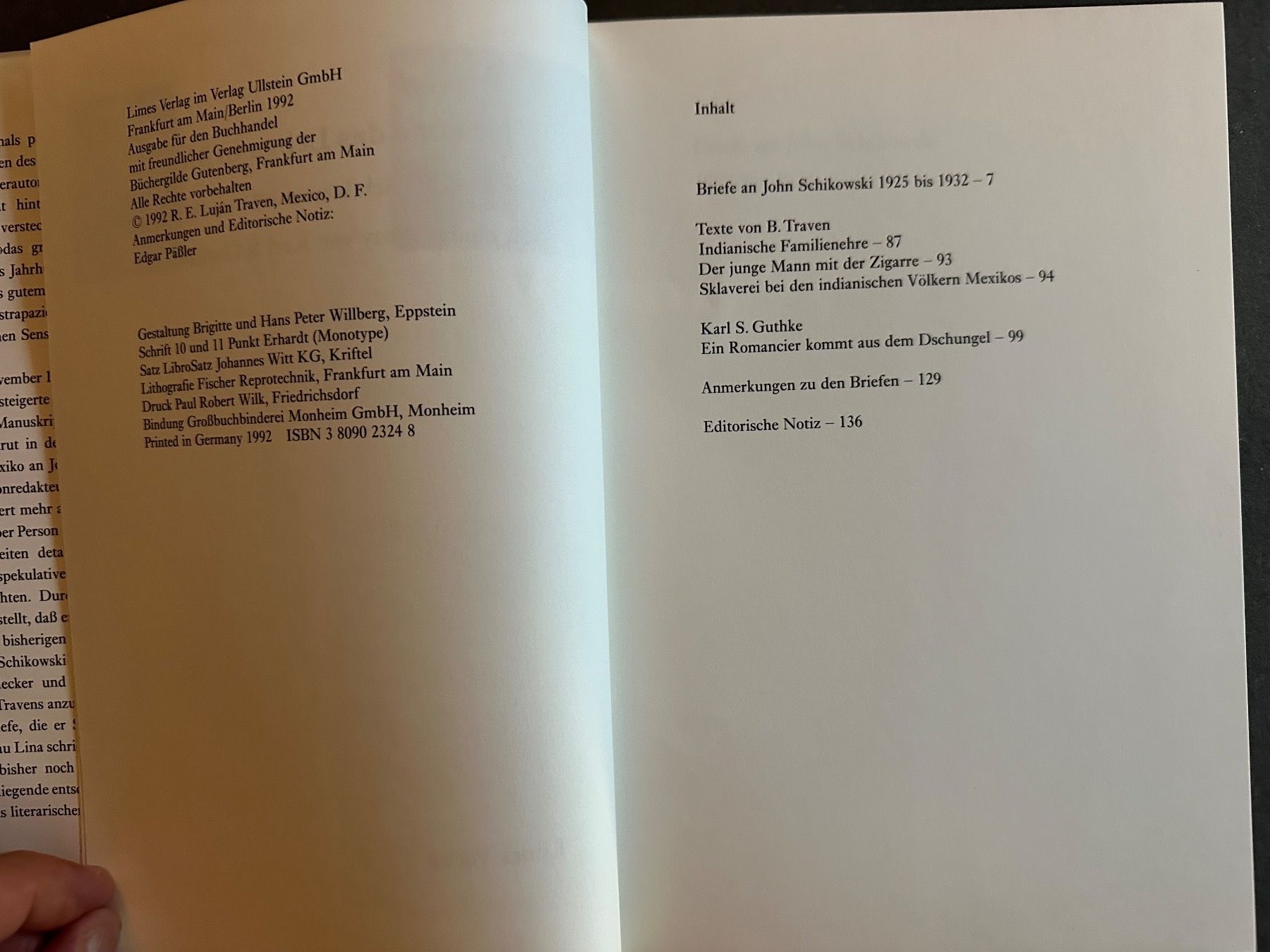 Libri: B. Traven: Ich kenne das Leben in Mexiko. – Usato da Zürich venduto da allp 3