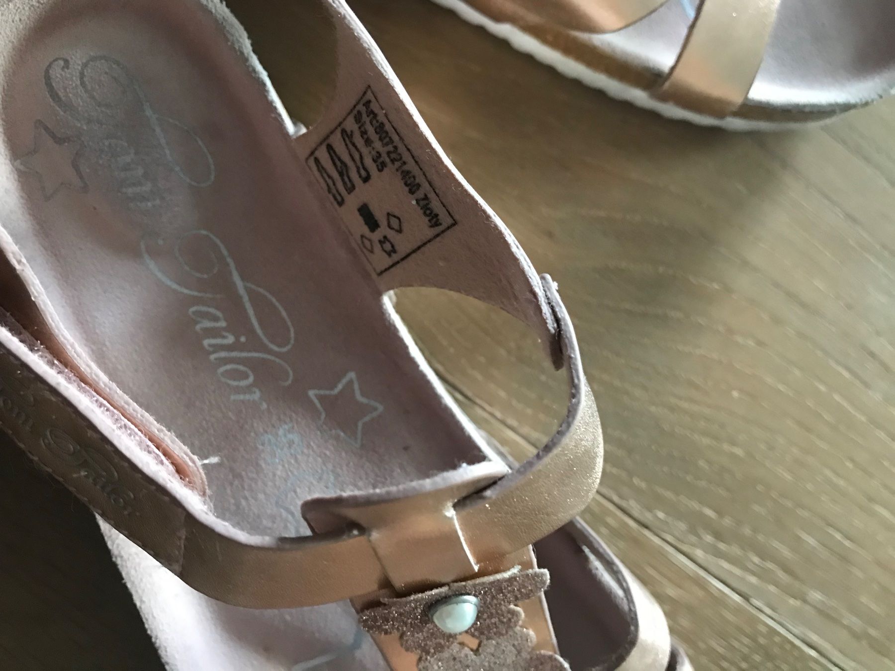 Tom Tailor Scarpe per ragazzi: Kinder Leder Sandale Tom Tailor Gr. 35 – Usato da Affoltern am Albis venduto da variablend 1