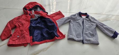 Kinder Jacke rot Grösse 80 guter Zustand