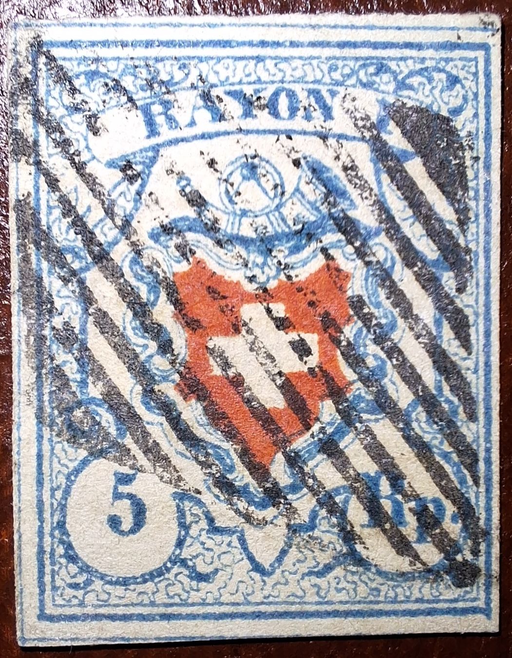 Alle Briefmarken: Rayon 17II Typ 27 C1 - RU Kat. 200.- – Gebraucht aus Balgach von SIMEON27