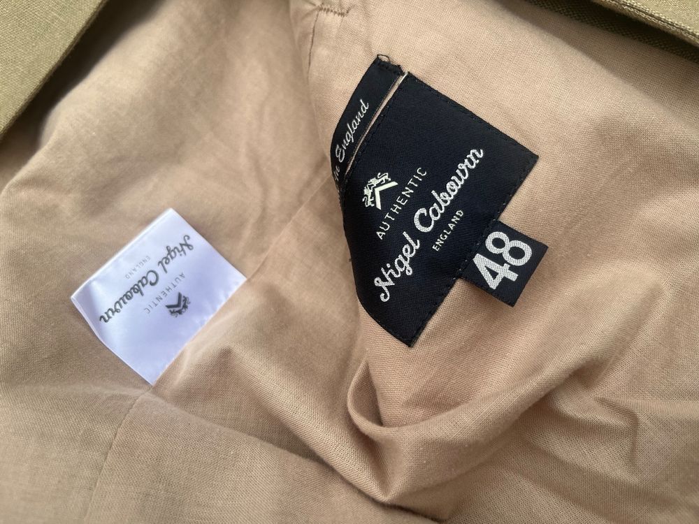 Giacche: Nigel Cabourn Jacke und Weste Leinen – Usato da Bottmingen venduto da Puffsack 3