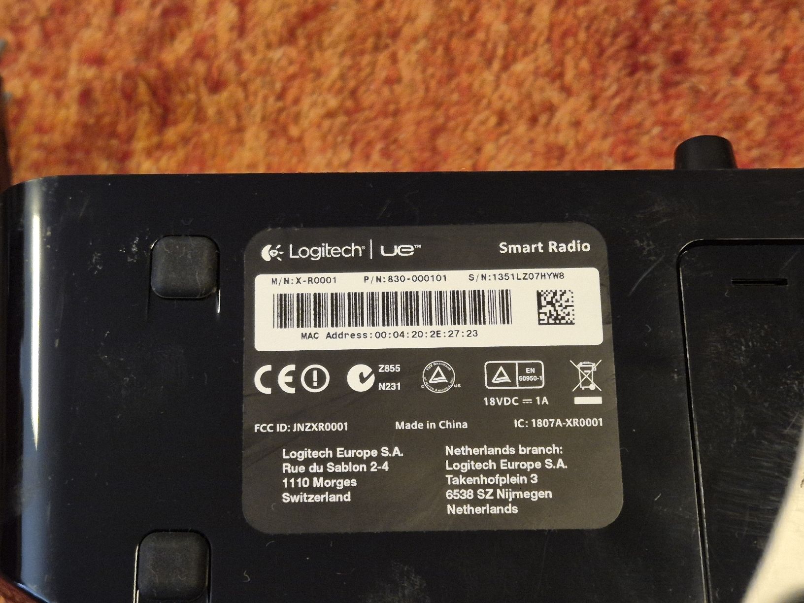 Logitech Radio: Logitech Smart Radio – Difettoso da Cham venduto da slopeglider 2