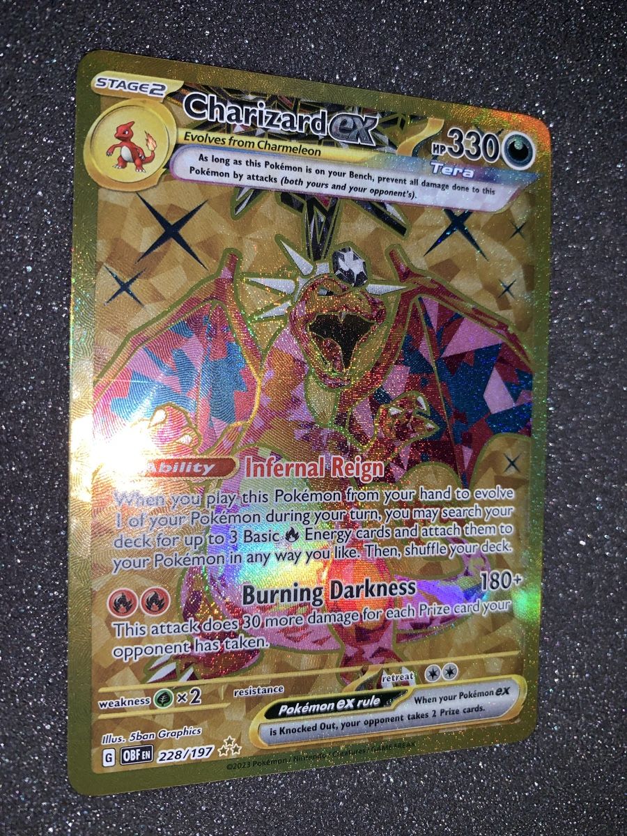 Pokémon Sammelbilder & Trading cards: Charizard EX Gold 228/197 – Gebraucht aus Bironico von ars_z6lb 3