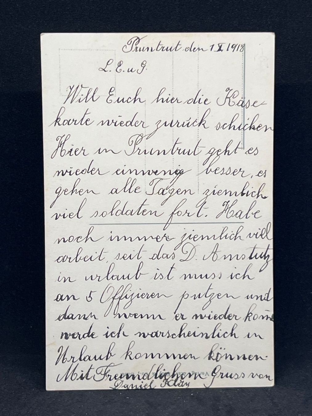 Cartoline postali: Schynige Platte, Eiger, Mönch und Jungfrau – Usato da Widnau venduto da Brusi9 1