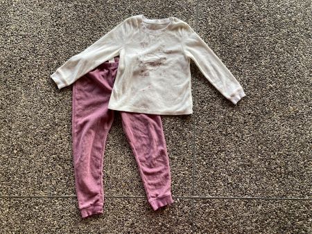 Fleece Pyjama / Schlafanzug Space von La Redoute, Gr. 128