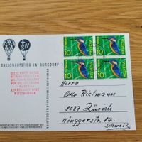 Ballon Flug Zürich 1966 Burgorf