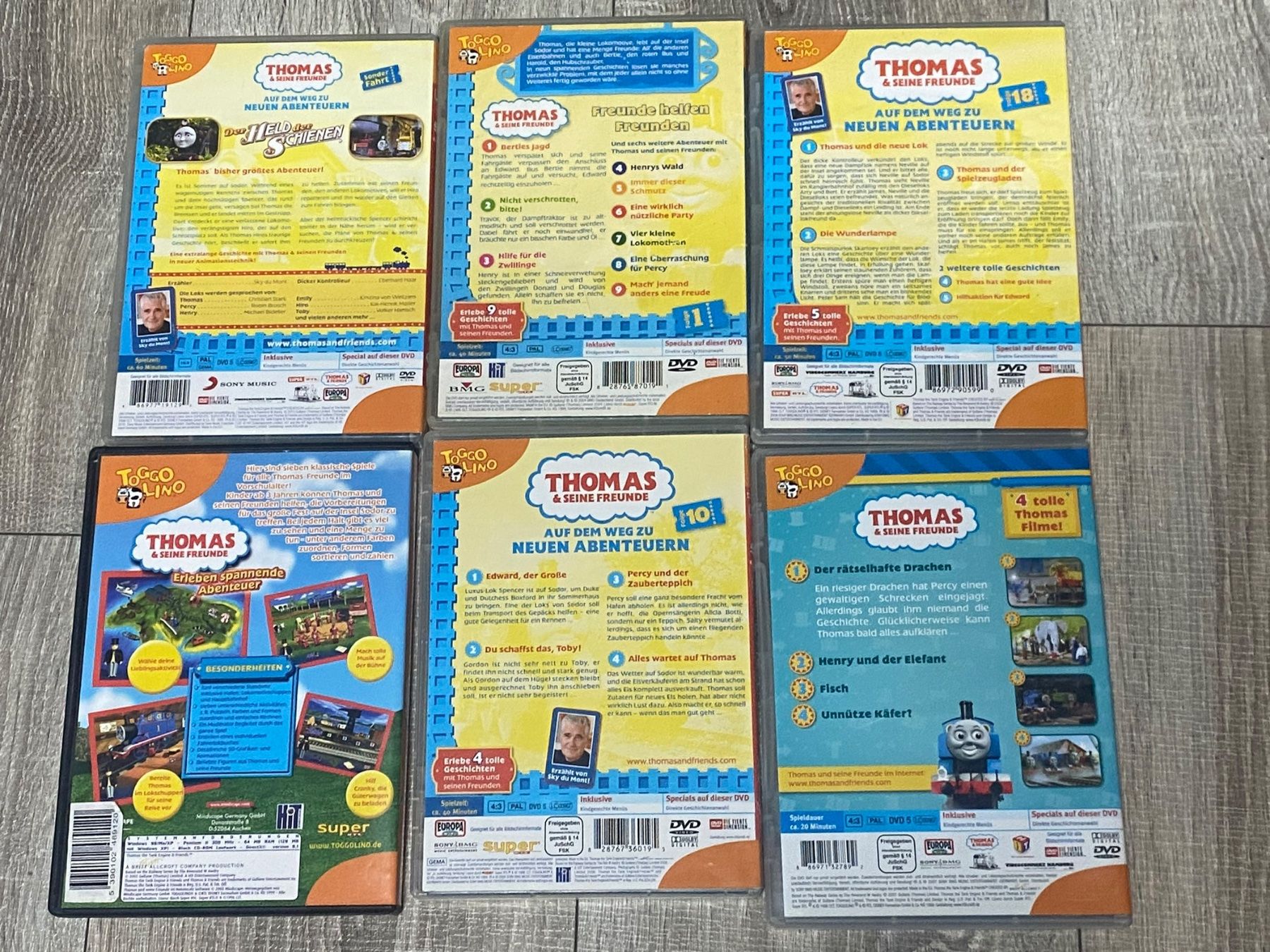 Tous les DVDs: Thomas & seine Freunde 6x – D'occasion à Muri b. Bern par AdidasCollector 1