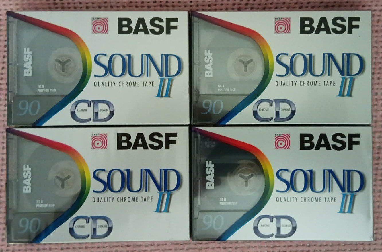 Cassettes audio: BASF Sound II 90 / cassette MC - scellées – Neuf avec emballage d'origine à Le Locle par borgespatricia