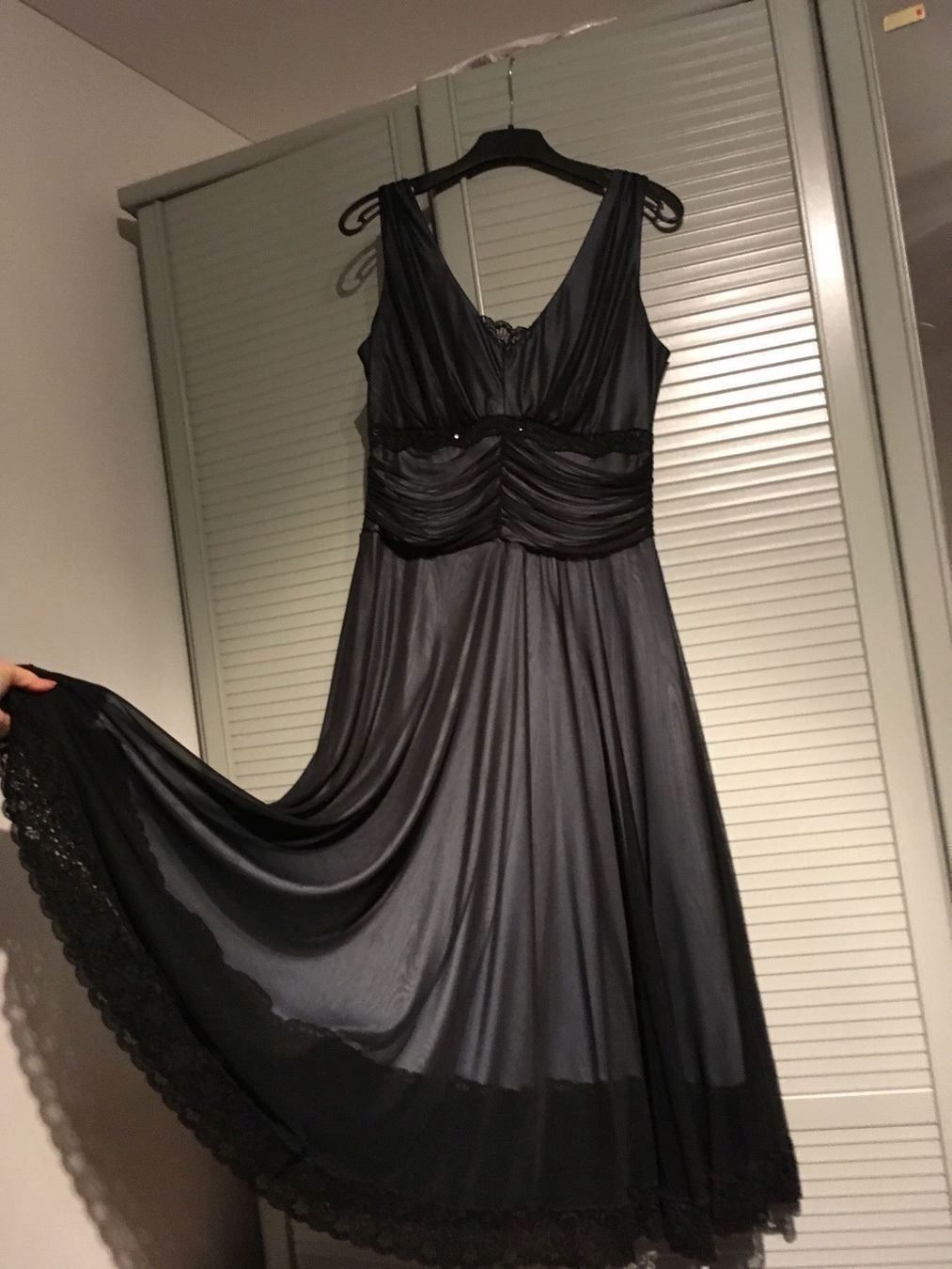 Vestiti: Kleid Gr.42-44 mit Spitze ELEGANT!!! – Nuovo (secondo la descrizione) da Füllinsdorf venduto da Sunnebliemli7 2