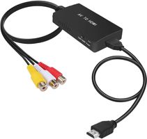 RCA auf HDMI Konverter 1080P AV zu HDMI Video Audio Adapter